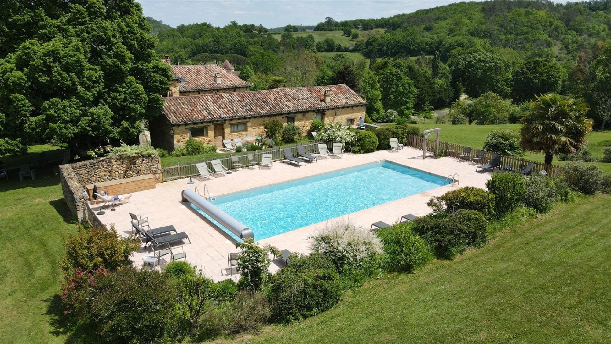 Domaine De Cournet Haut, A 17Th Century Property Set On A Calm, Idyllic Domain With Pool, Tennis, Bikes And More Les Vauries Extérieur photo