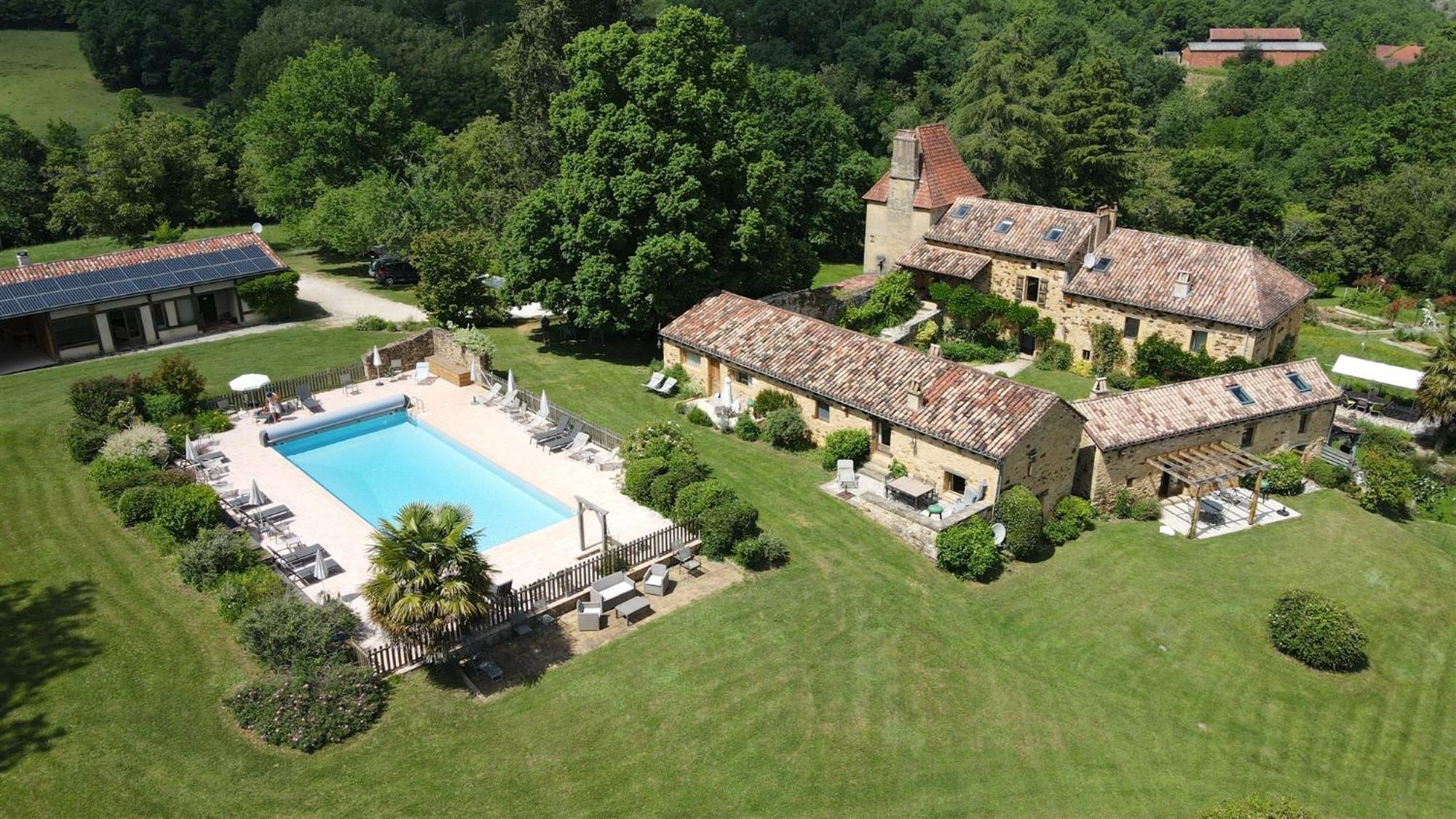 Domaine De Cournet Haut, A 17Th Century Property Set On A Calm, Idyllic Domain With Pool, Tennis, Bikes And More Les Vauries Extérieur photo